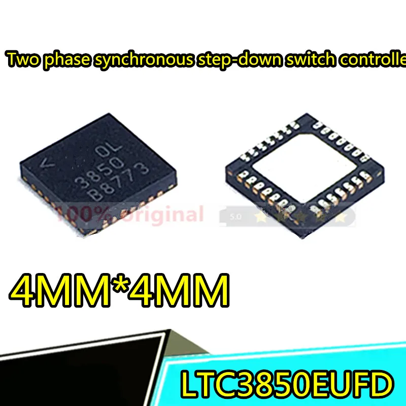 

5 шт., LTC3850EUFD 4*4 мм, 3850 LTC3850EUFD 4*5 мм, TRPBF, фотоэлементы, контроллер и регулятор