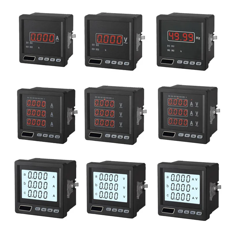 

Single Phase or Three Phase Digital Display Electricity Panel Meter