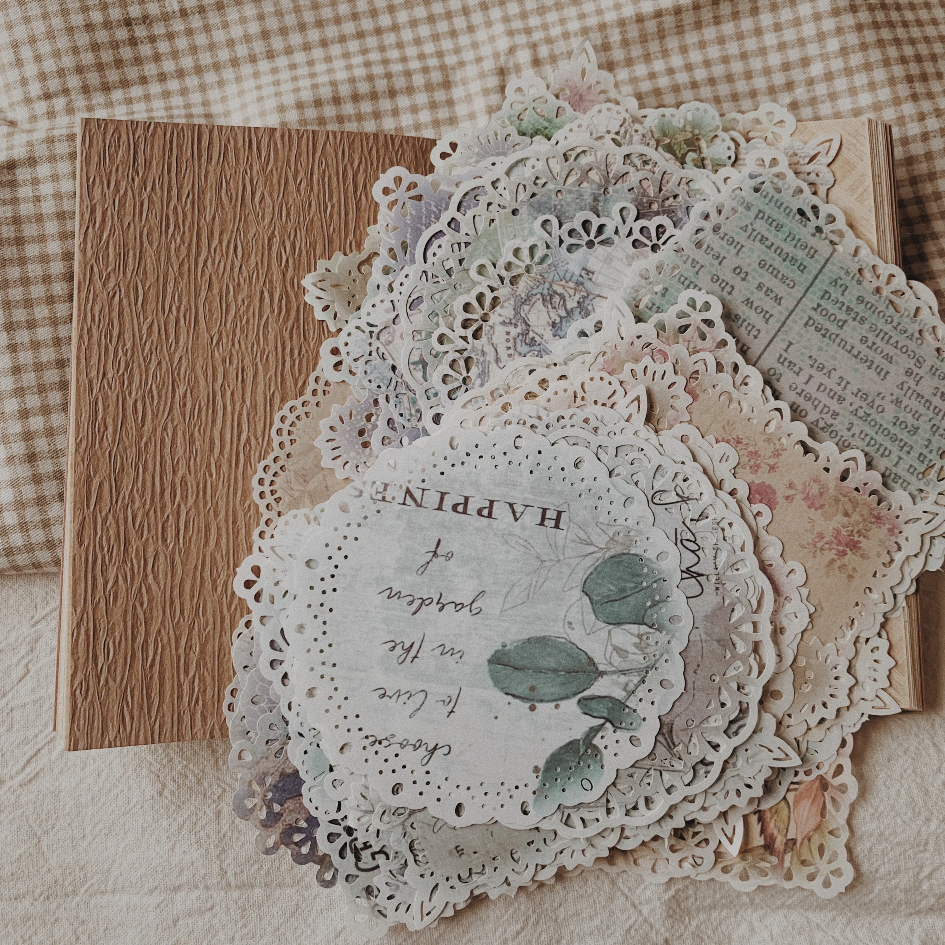 винтажные кружевные бумажные салфетки