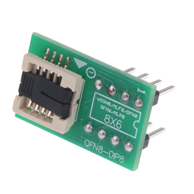 PCB QFN8/WSON8/MLF8/DFN8 тестирует разъемы простая в использовании откидная крышка для