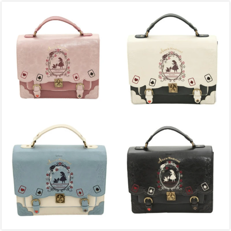 

Alice In Wonderland Lolita Style Women Lady Girls Designer Embroidery Handbag Messenger Shoulder Bag School Bag