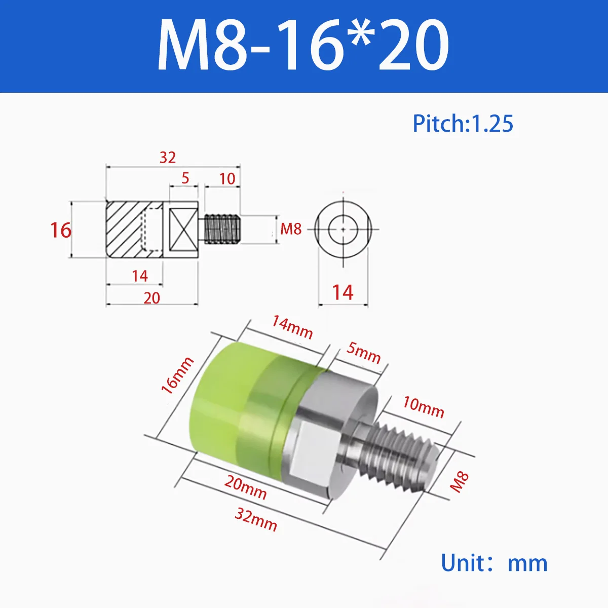 

Полиуретановые винты с буферным покрытием из нержавеющей стали