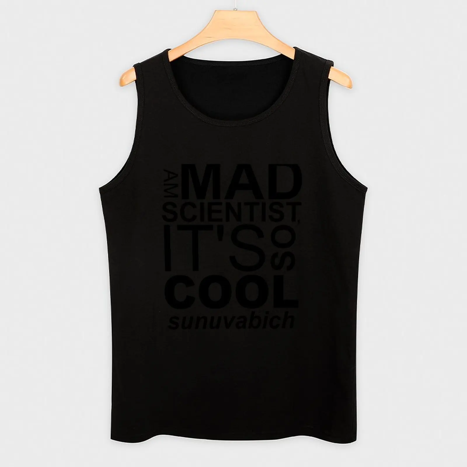 Майка I AM MAD Scientific Мужская одежда для спортзала футболка бодибилдинга жилет