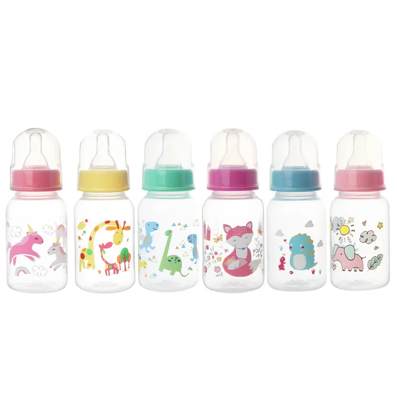 

Baby Nipple Bottle 125ml Kids Bottle Newborn Bottle P.P Feeding Bottle Safe Infant Nursing Nipple Milk Bottles BPA Free