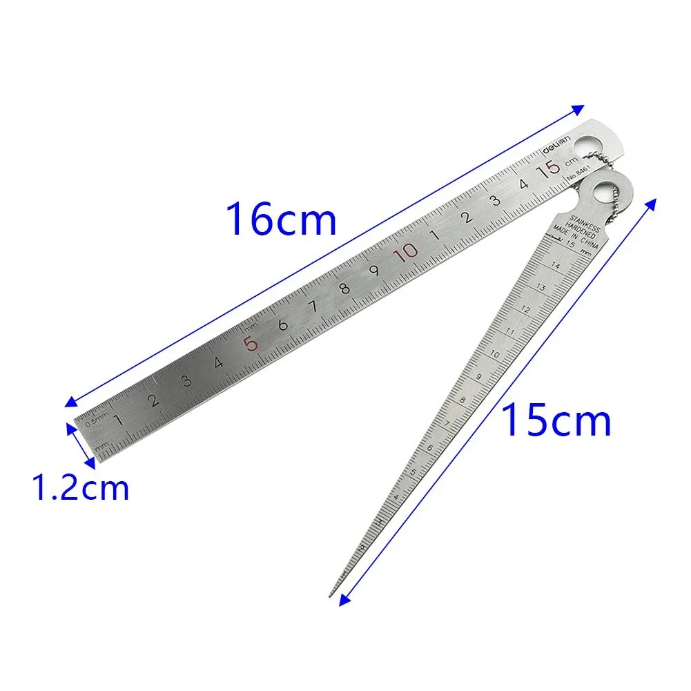 

Depth Ruler Ruler Stainless steel 1-150mm Lightweight Silver Portable Best