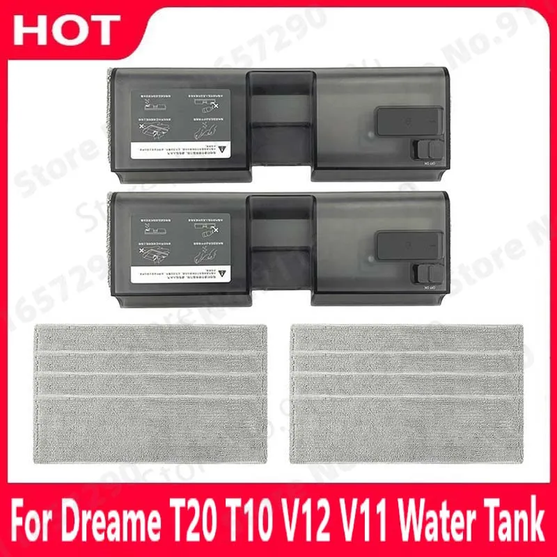 

Оригинальные детали резервуара для воды для Dreame T20 V12 V11 ручной беспроводной пылесос моющаяся салфетка для очистки Швабра тряпка аксессуары