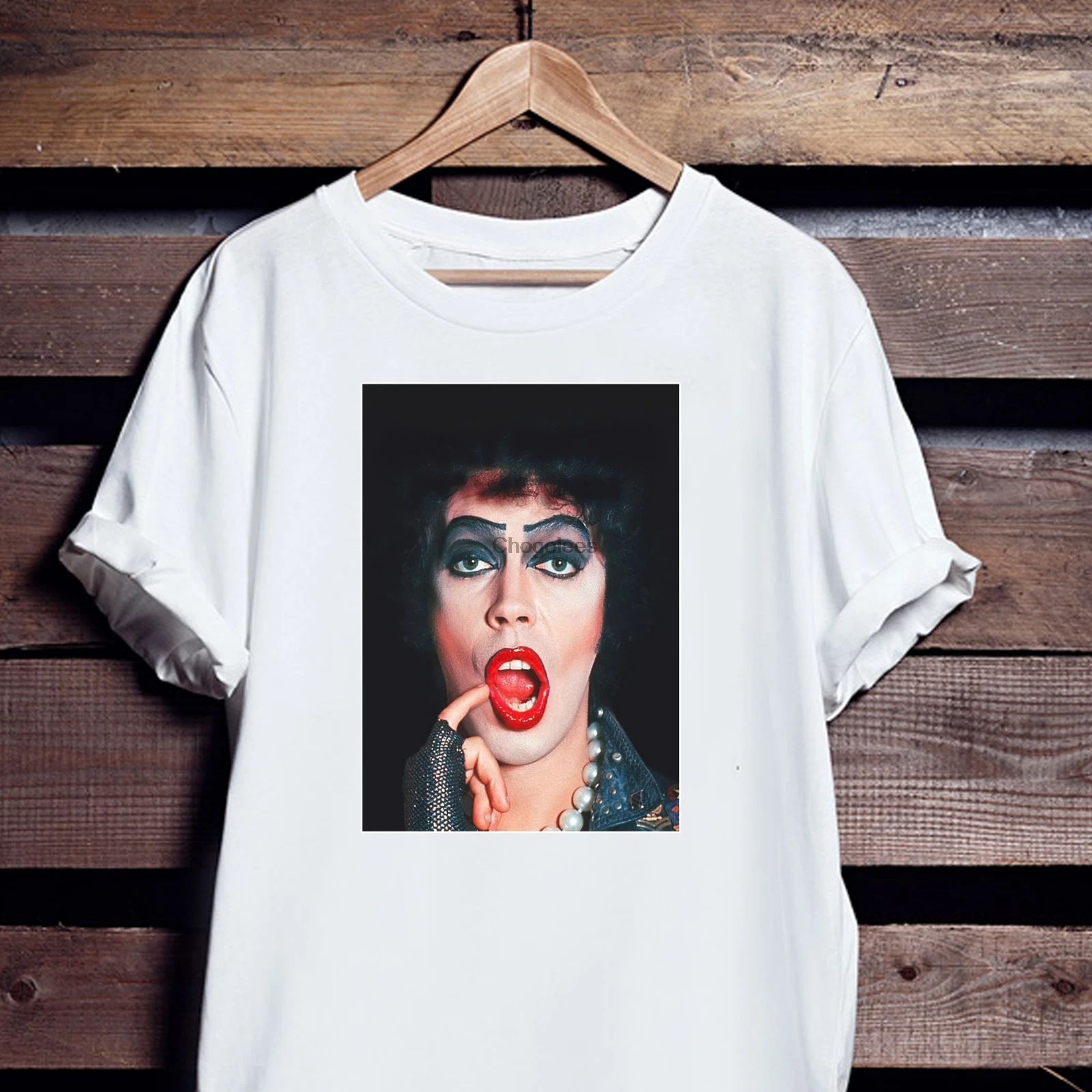 0 Рокки ужас фото шоу Фрэнк-Н-фуртер Мужской Женский Топ унисекс футболка