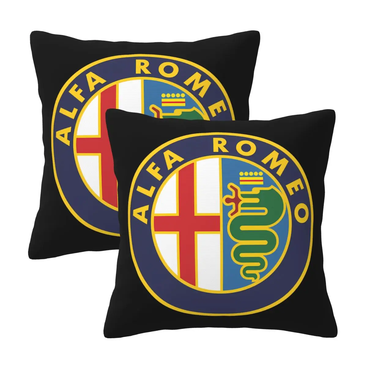 

Alfa Romeo Fashion Pillowcases Decorative Pillow Covers Soft and Cozy 2 PCS