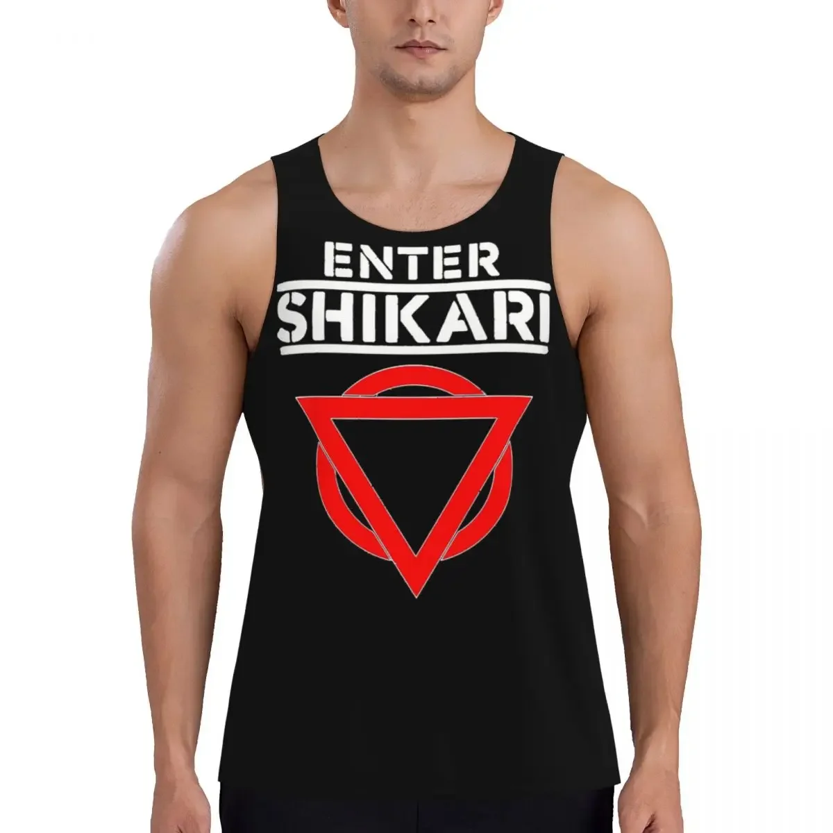 Фото Быстросохнущая дышащая майка-безрукавка Enter Shikari Rock Band Graphic Gym Tank для бодибилдинга №1