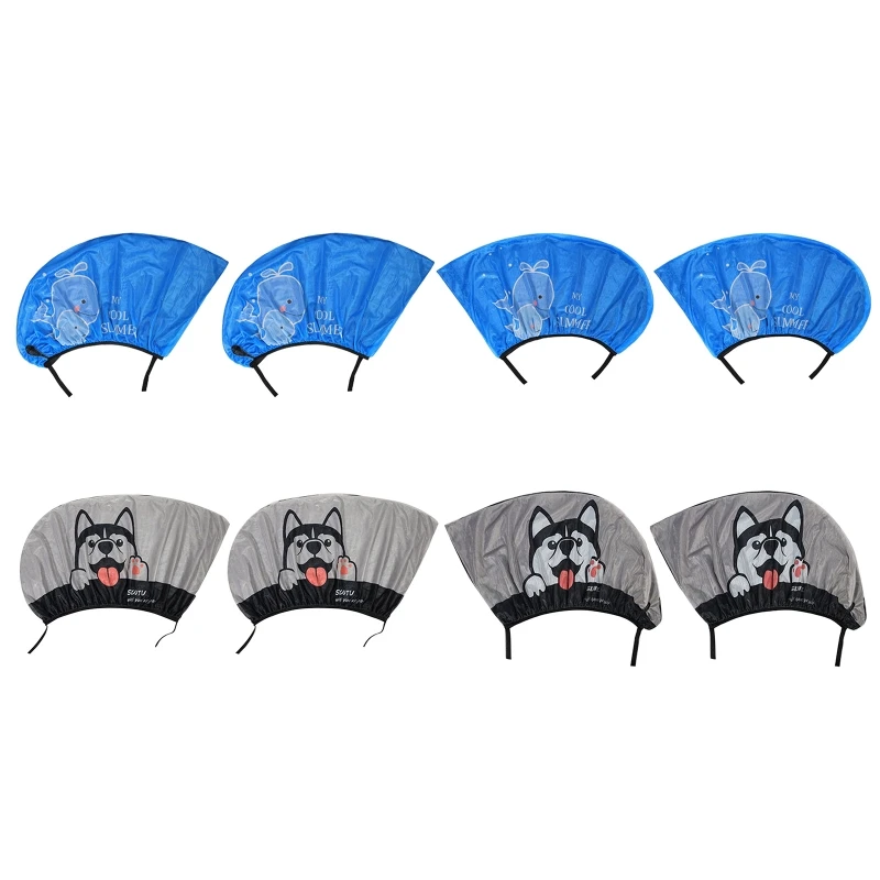 2 шт. летняя УФ-защита автомобиля передняя и задняя боковые окна для