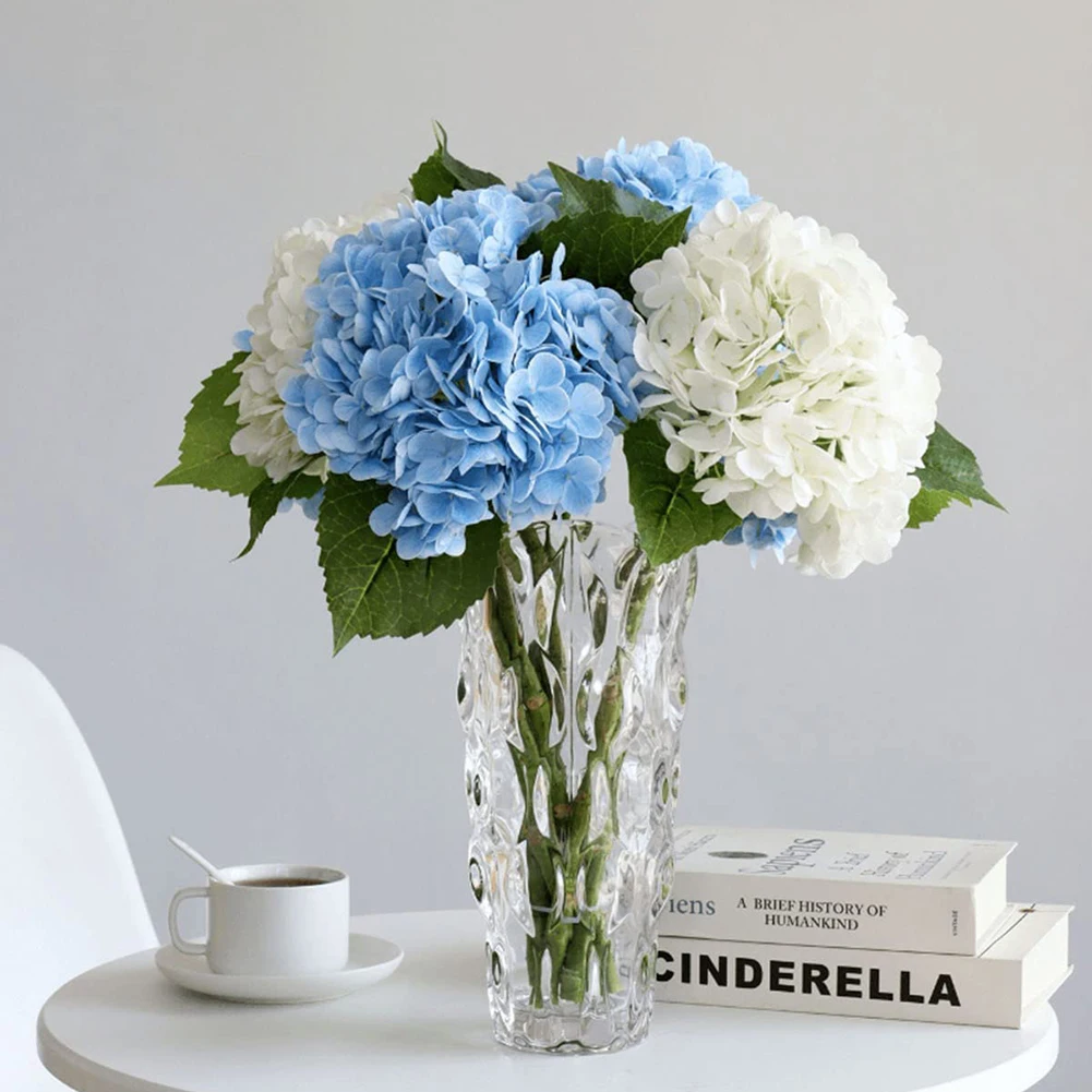 

Artificial Flowers Hydrangea Branch Home Wedding Decor Autum Silk Plastic Flower High Quality Fake Flower Party Room Decoration