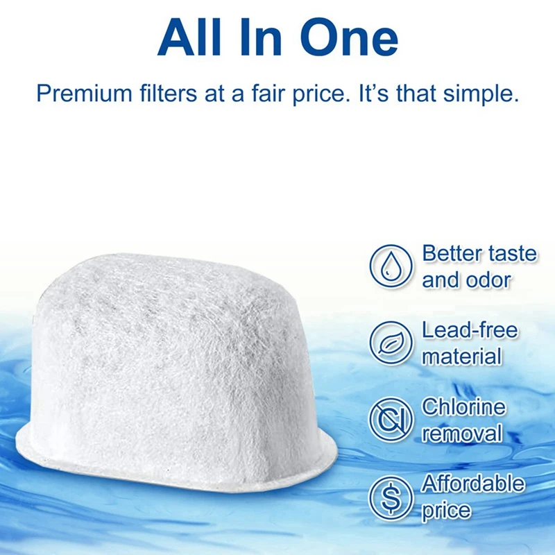 2X Сменный фильтр для воды Breville BWF100 BES870 BES810 BES990 BES980 BES920 BES900XL BES870XL BES860XL BKC600XL