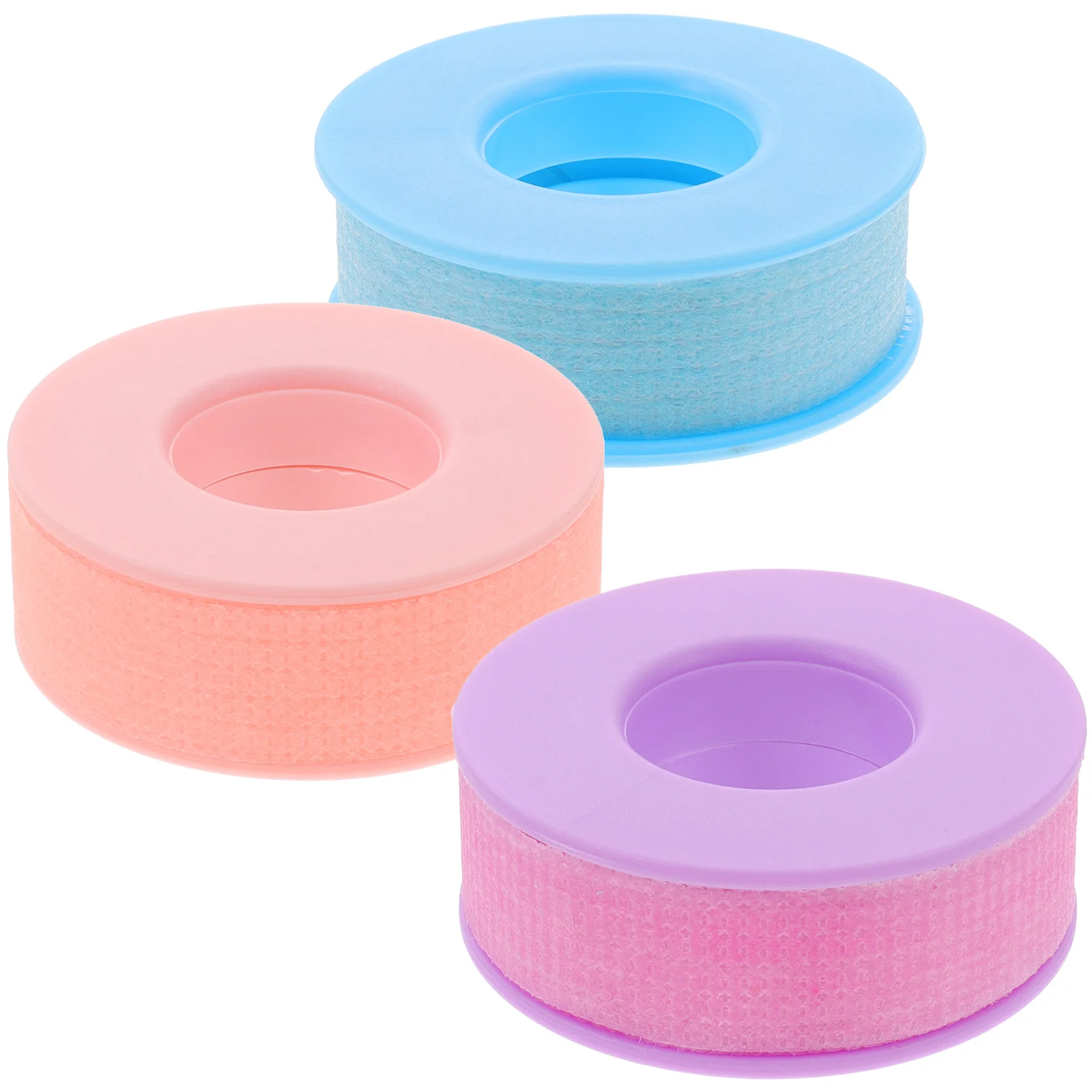 

3 Rolls Lash Glue Rings Eyelash Tape Extension Auxiliary Tool Adhesive Eyes Tools Isolation Female Tapes Fabric