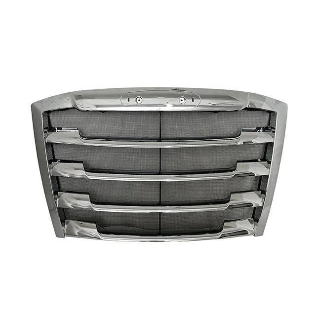 

American semi truck parts front grille chrome grille with bug screen for Freightliner Cascadia 2017+