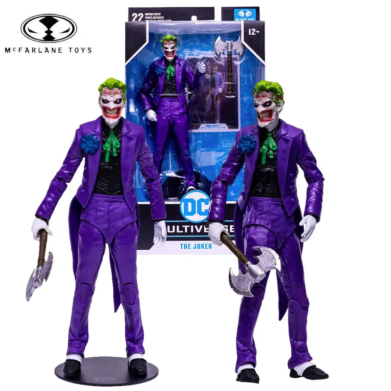 

McFarlane Original Model Kit DC Direct MULTIVERSE Gold Tag Collection BATMAN THE JOKER 177mm Anime Action Figure Model Toy Gifts