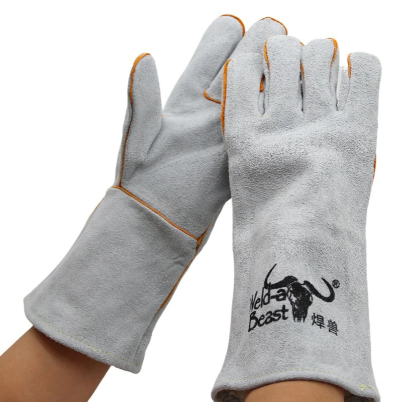 

Термозащитные сварочные перчатки из воловьей кожи