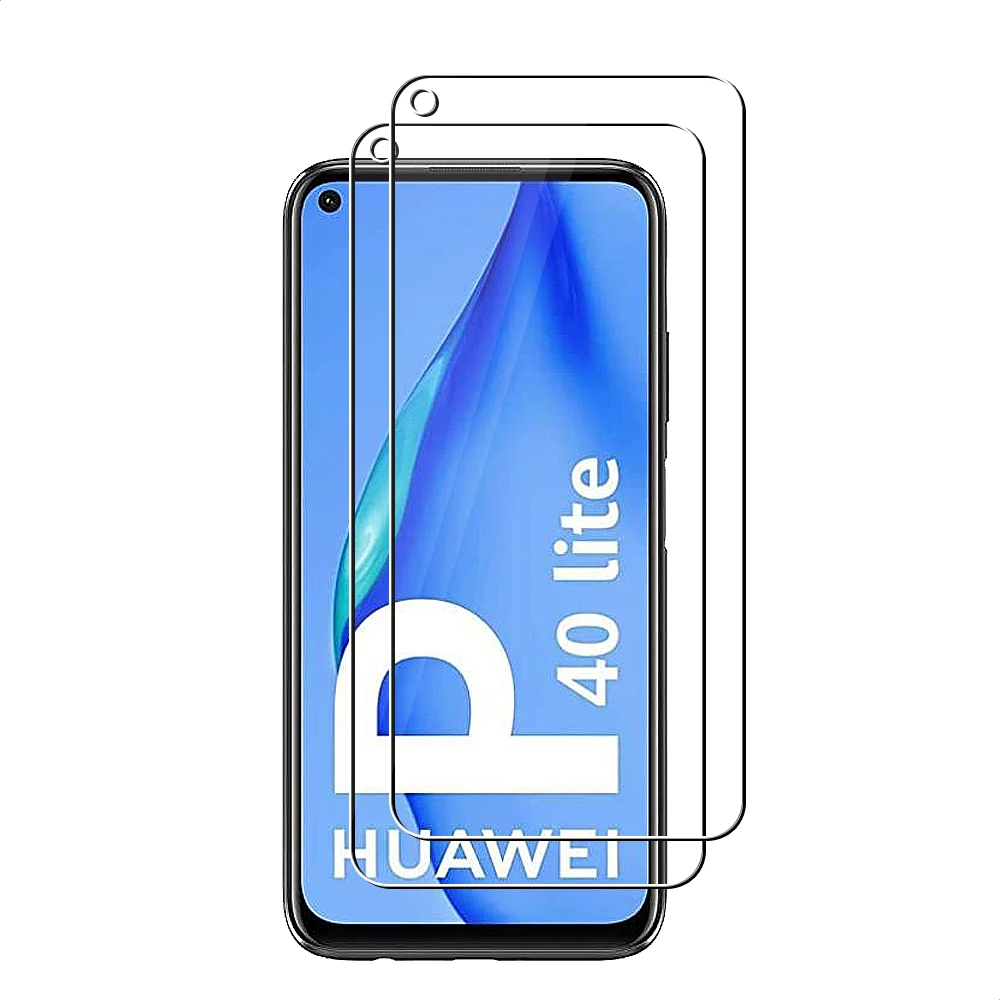 

For Huawei P40 Lite Tempered Glass Screen Protectors Protective Guard Film HD Clear 0.3mm 9H Hardness 2.5D