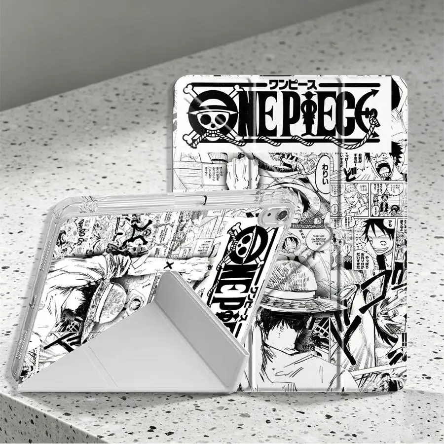 Фото Чехол для планшета One Piece Luffy Anime для Samsung Galaxy Tab A11 S9 Plus S7 FE S8 S10 Lite A9 Plus A8 с отделением для ручки №1