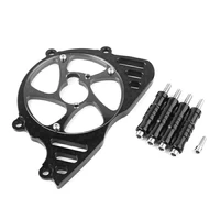 for kawasaki z1000 2010 2020 moto front sprocket left side chain guard cover engine protection
