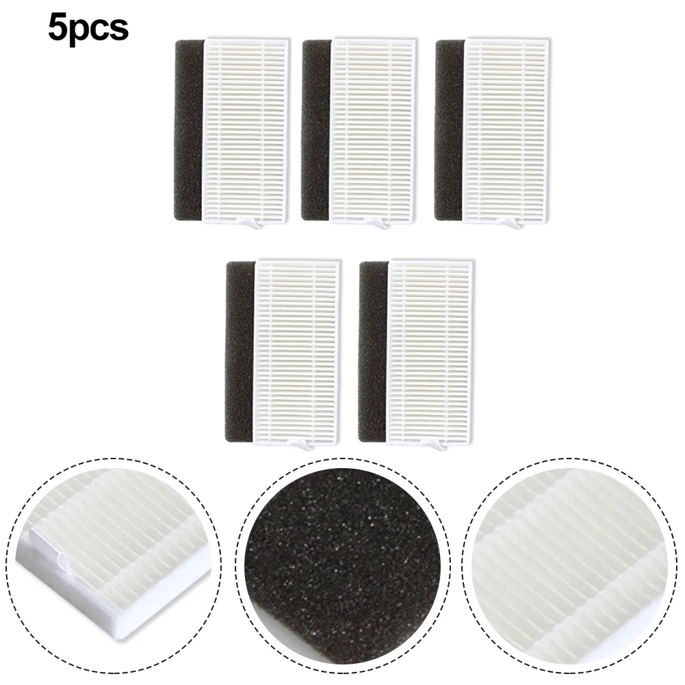 

5pcs Filter For Cecotec Conga 2290 Ultra 05661 Robot Vacuum Cleaner Match Replacement Spare Parts Main Side Brush Adapter