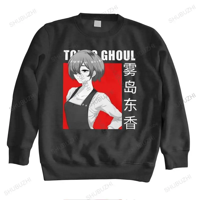 

Touka Kirishima Токийский Гуль толстовки мужские с длинными рукавами Графический худи уникальное аниме японская манга свободный крой хлопковые свитшоты Топ