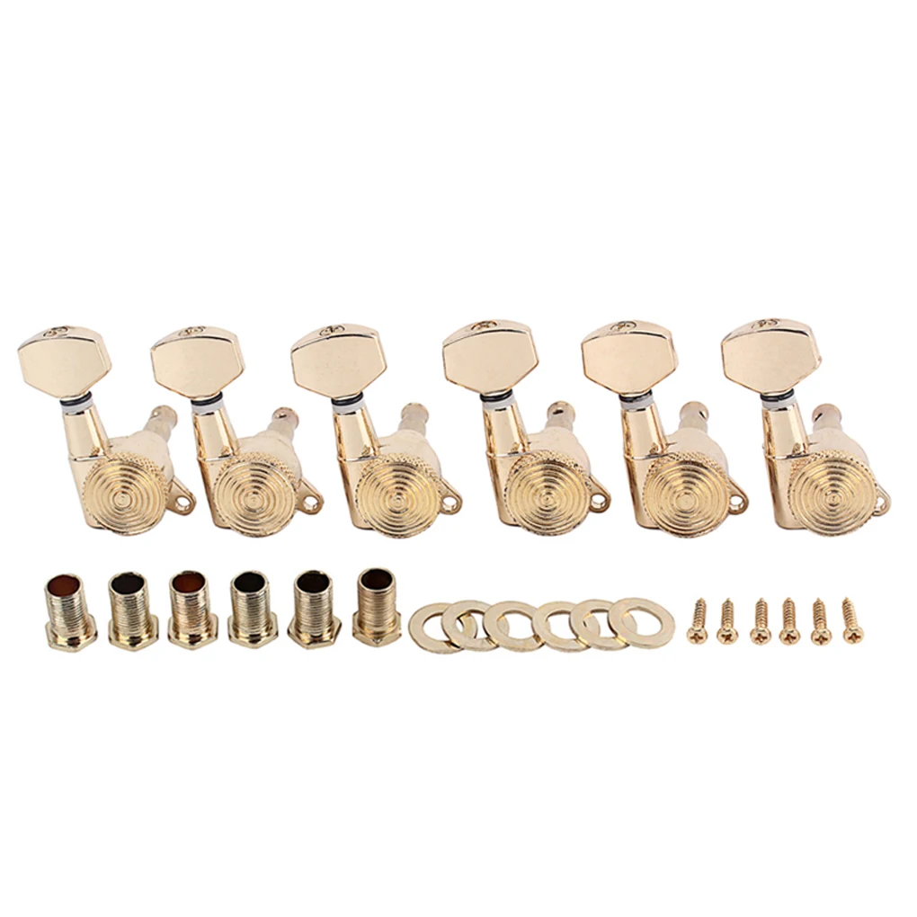 

6 Pieces Guitar Tuning Pegs Strings Roller Tuner Peg Modified Component
