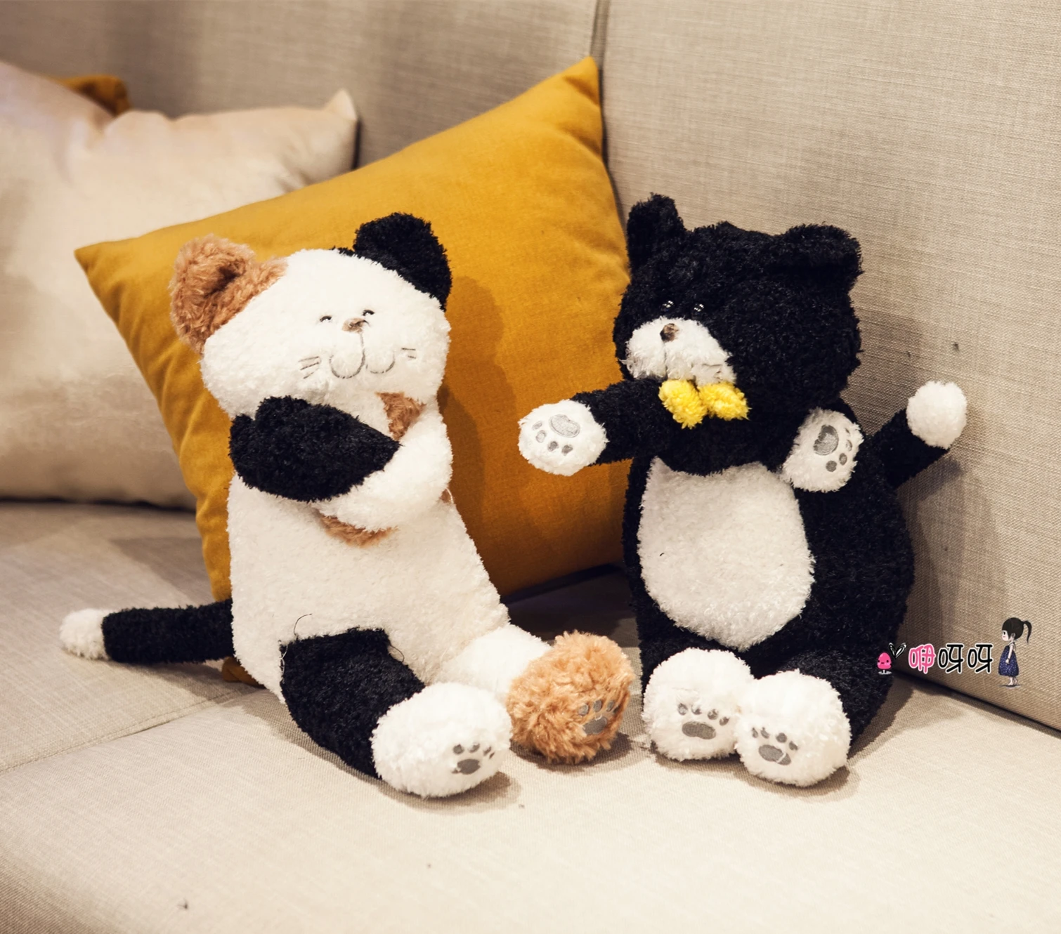 Симпатичная плюшевая игрушка Candice guo мультяшный женский шарф кошка calico котенок
