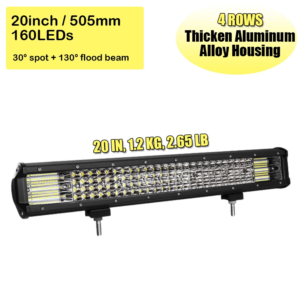 

Светодиодная балка HELLO EOVO, 4 / 7 / 12 / 20 / 22 / 28 / 36 дюймов, светодиодная балка для езды на внедорожнике, лодке, автомобиле, Тракторе, грузовике, кроссовере 4x4, вездеходе, 12 В, 24 В