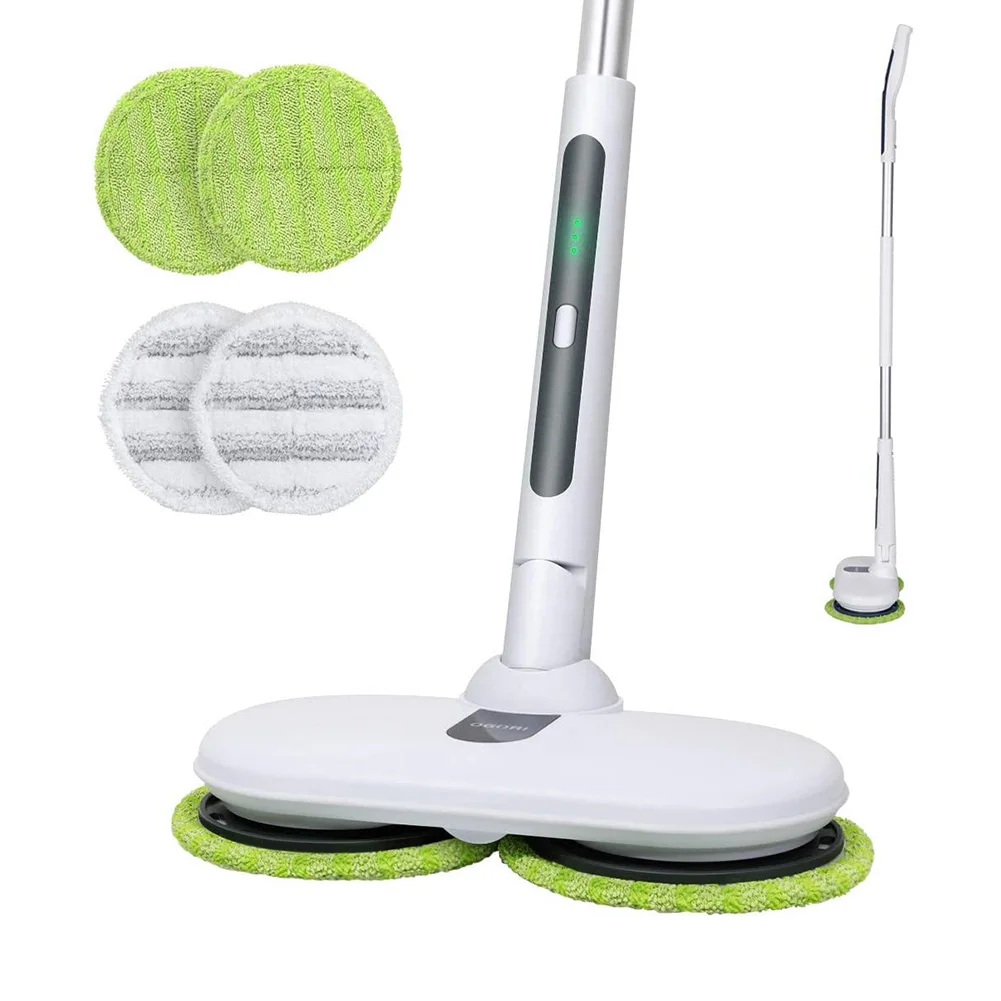 

Brand New Microfiber Pads Cloth 4pcs Rotating Accessories Spin Mop Double Head Sweeper Electric Vacuum Cleaner