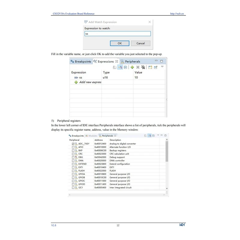 CH32V307V-EVT-R0 CH32V307 Макетная плата 32-битный процессор RISC-V Core MCU USB2.0 PHY Ethernet Оценочное