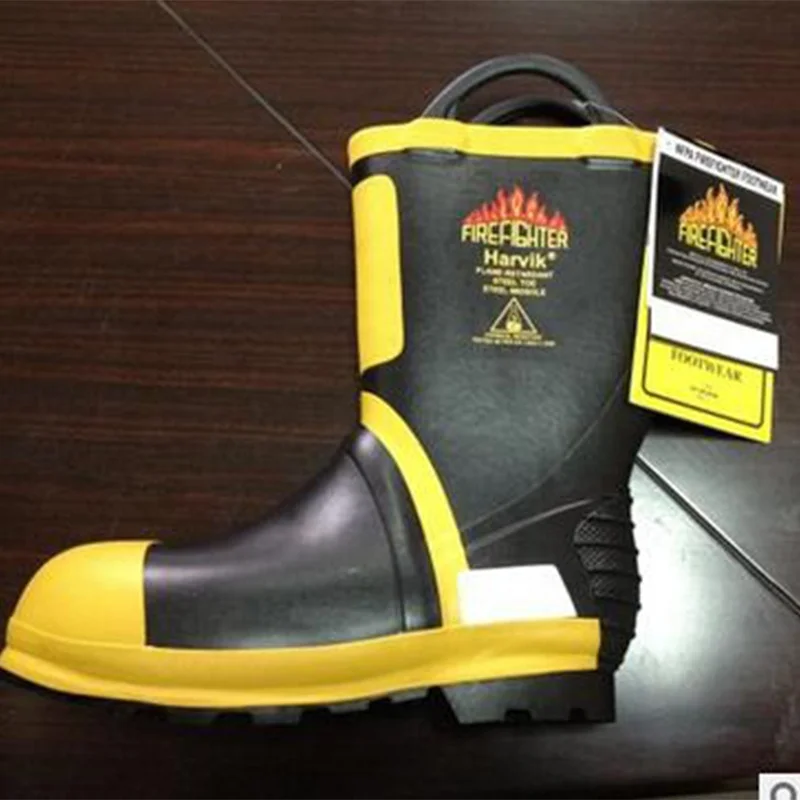 EN15090 защитные ботинки для пожарных мужские противопожарные противоударные