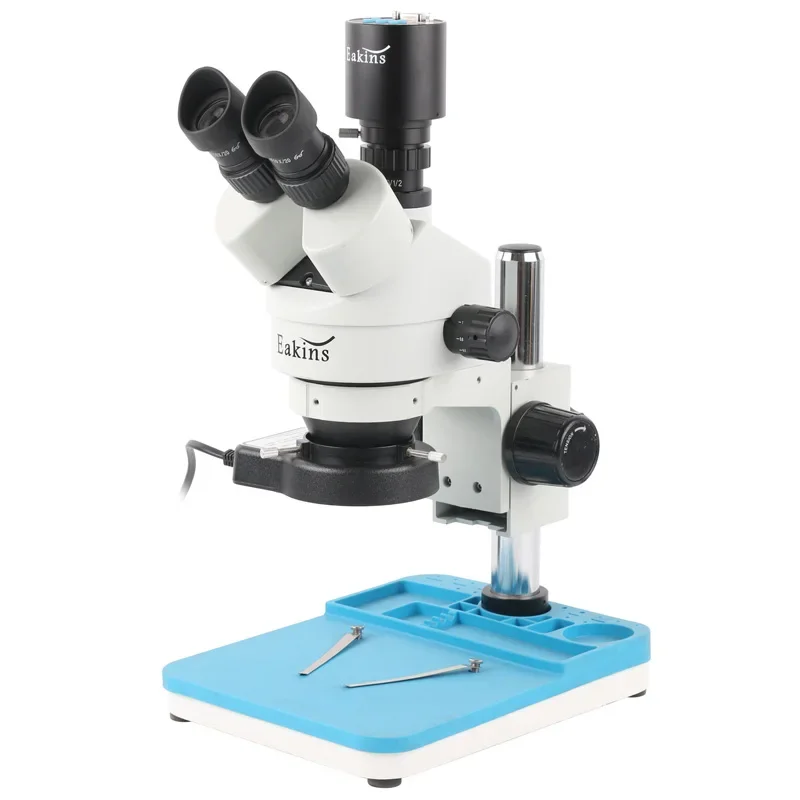 

Eakins Тринокулярный стереомикроскоп 1080P VGA HDMI Type-c 7X 45X 90X