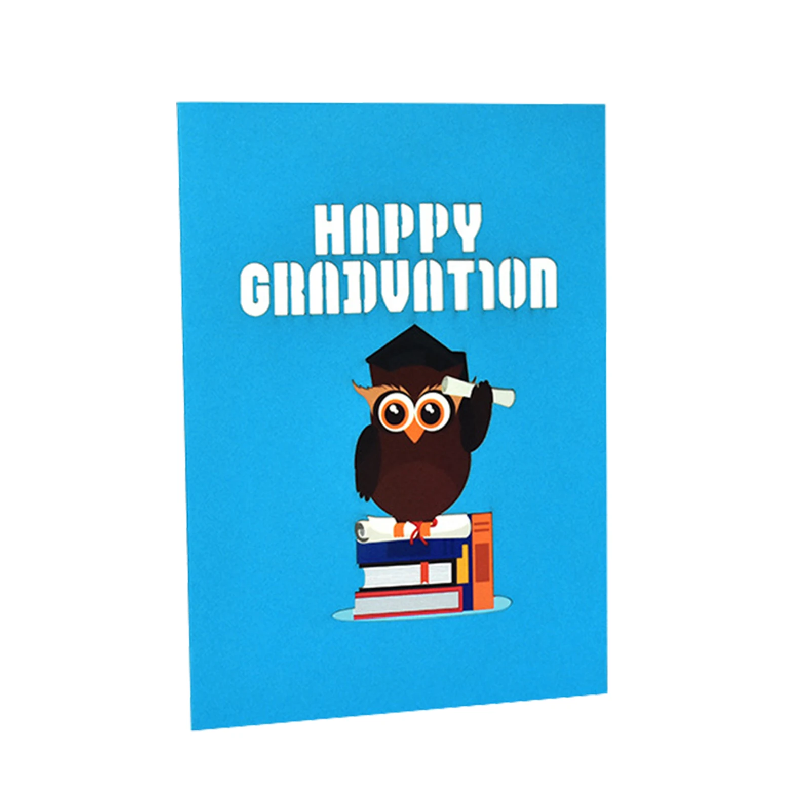 

3D Card Happy Graduation 3D Owl Greeting Card For Graduation Happy Graduation Cards 3D Signature Paper Greeting Pop Up Cards