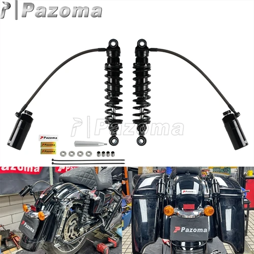 

Регулируемые задние амортизаторы мотоцикла PAZOMA для Harley Touring Road King FLHR FLHRI Classic FLHRC Special FLHRXS с резервуаром 1990+