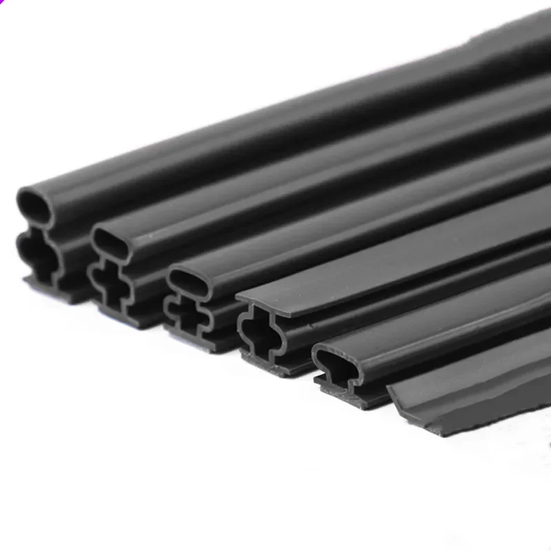 Силиконовая резиновая уплотнительная лента 6 м звукоизоляционная для дверей и