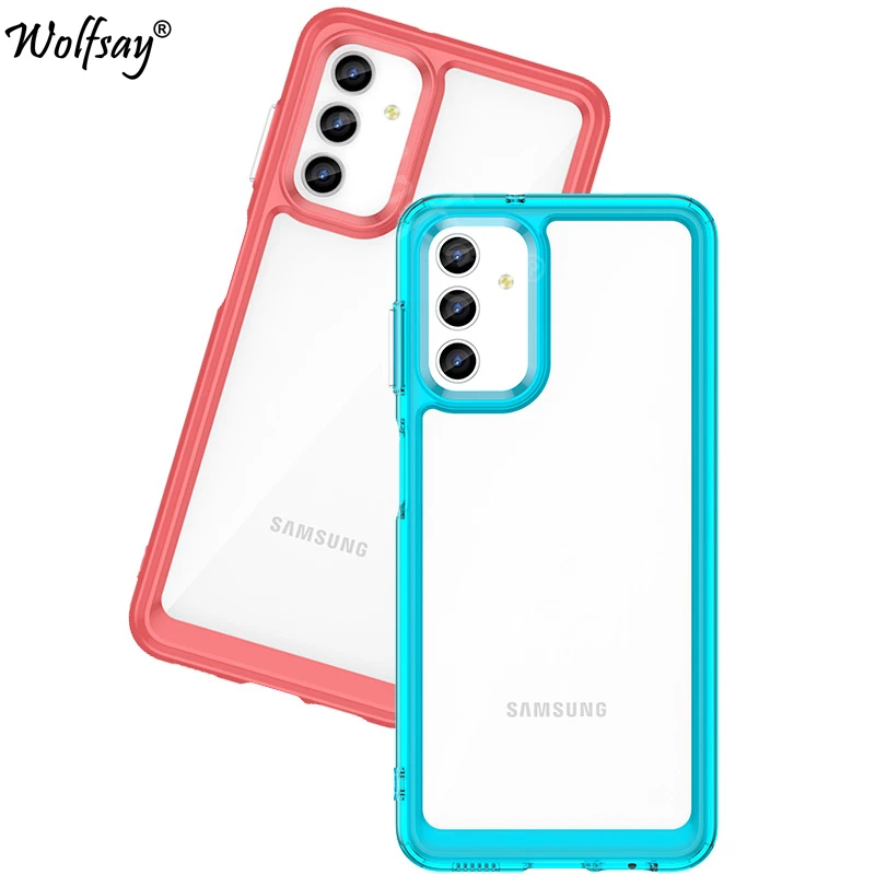 

Soft Transparent Case For Samsung Galaxy A13 Case Silicon Color Cover Samsung A13 Case For Samsung A13 A23 A33 A53 A73 M13 M23