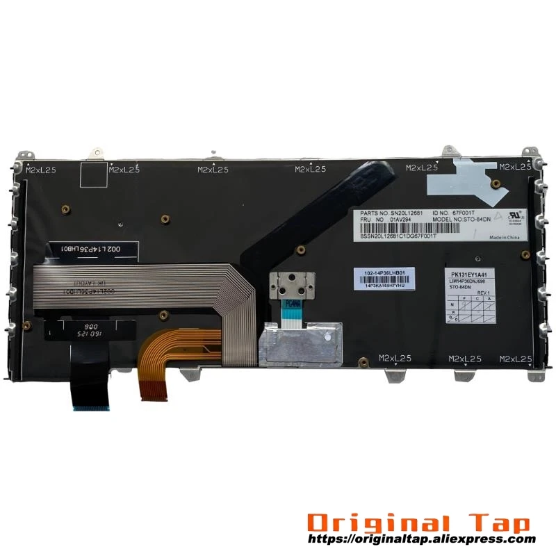 Фото Канадская французская клавиатура CFB с подсветкой для Lenovo Thinkpad Yoga 260 00PA162 00PA244 №3