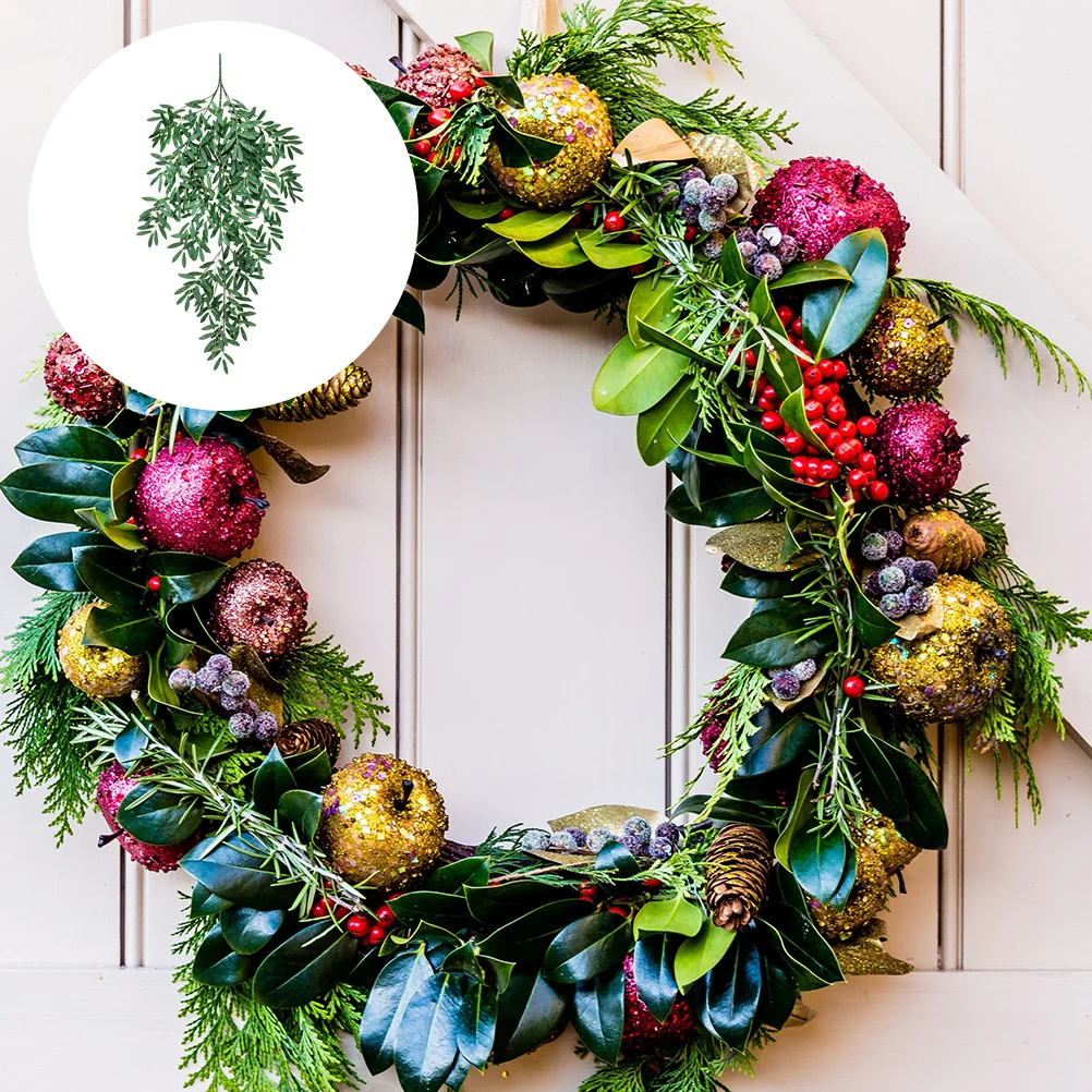 

1 Pc Simulated Olive Leaf Wall Hangings Christmas Wall Pendant (Green)