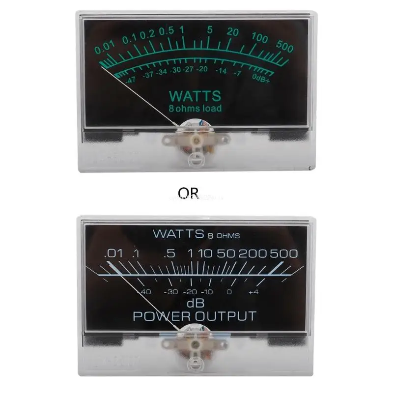 

12-16V VU Meter Analog Panel Audios Level Meter Blue Backlights No Need Driver for Power Amplifier