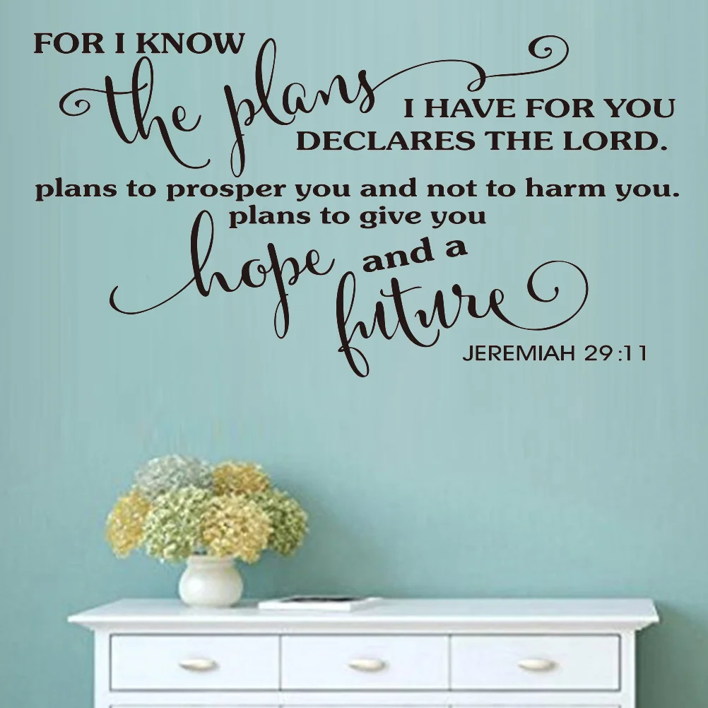 

Removable Wall Stickers Home Wall Sticker Sticker Wallpaper Christian Scripture Wall Decals Mural Wallpaper Home Wallpaper Sofa