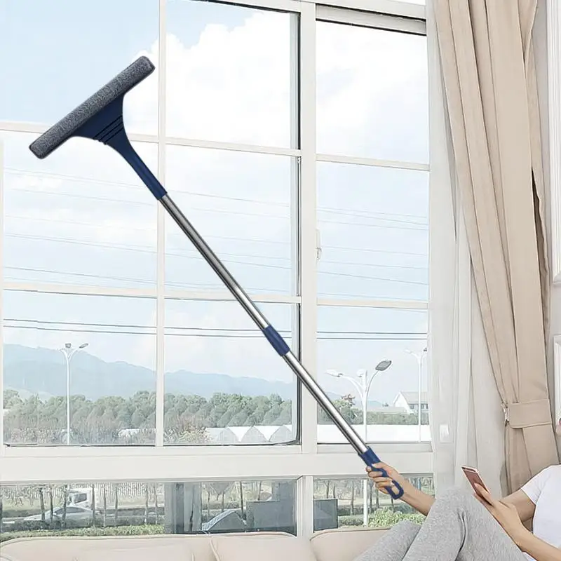 Профессиональный скребок для мытья окон телескопический