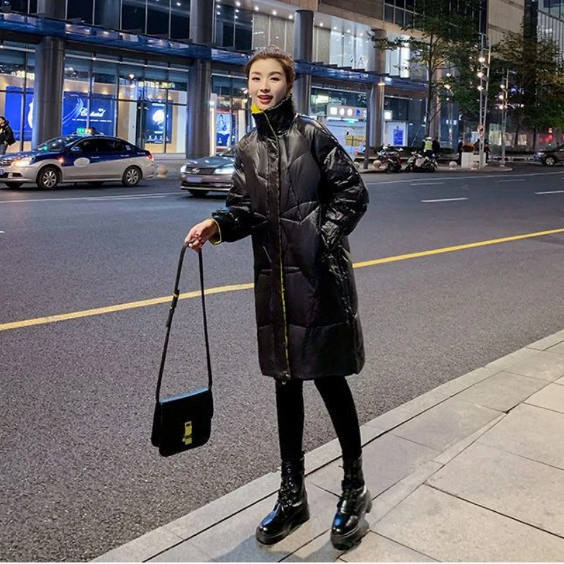 New Winter Coats for Women Parkas Jackets Hooded Cotton Padded Jacket Korean Fashion Warm Brand Free Shipping