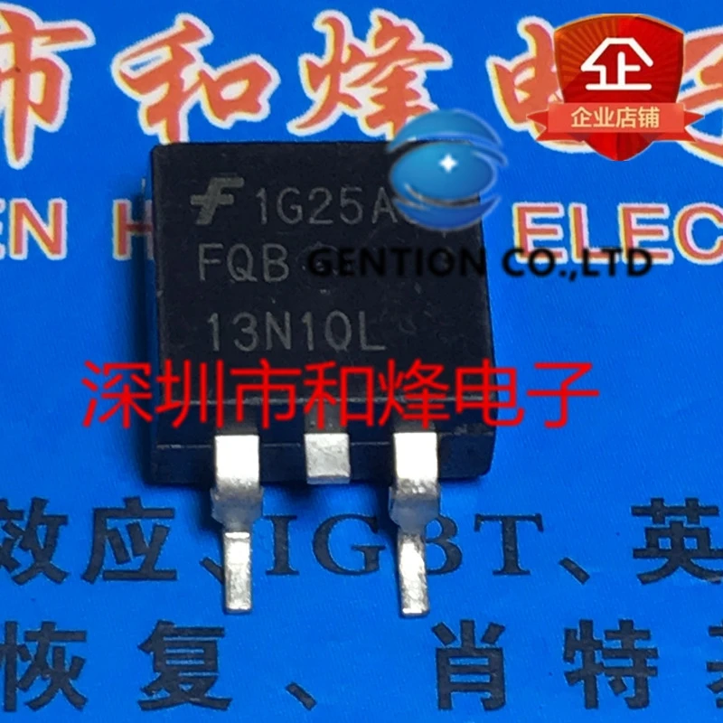 

10 шт. FQB13N10L TO-263 12.8A 100V в наличии 100% новый и оригинальный