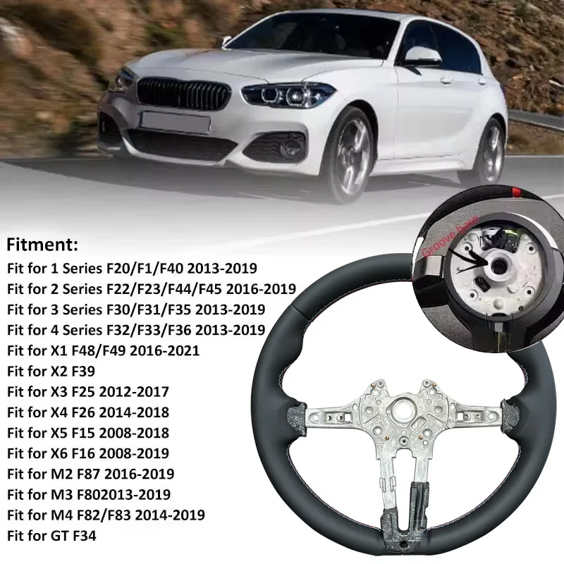 

Руль, кожаный руль Nappa для BMW F80 F82 F87 F12 F13 F86 F33 M2 M3 M4 M5 M6 F85 X5 X6 F30
