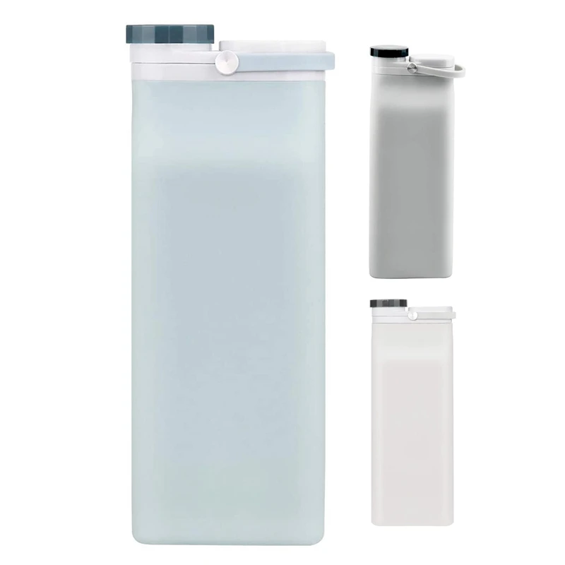 

Новая складная бутылка для воды, многоразовые герметичные бутылки для воды для путешествий, спорта, работы, кемпинга, походов