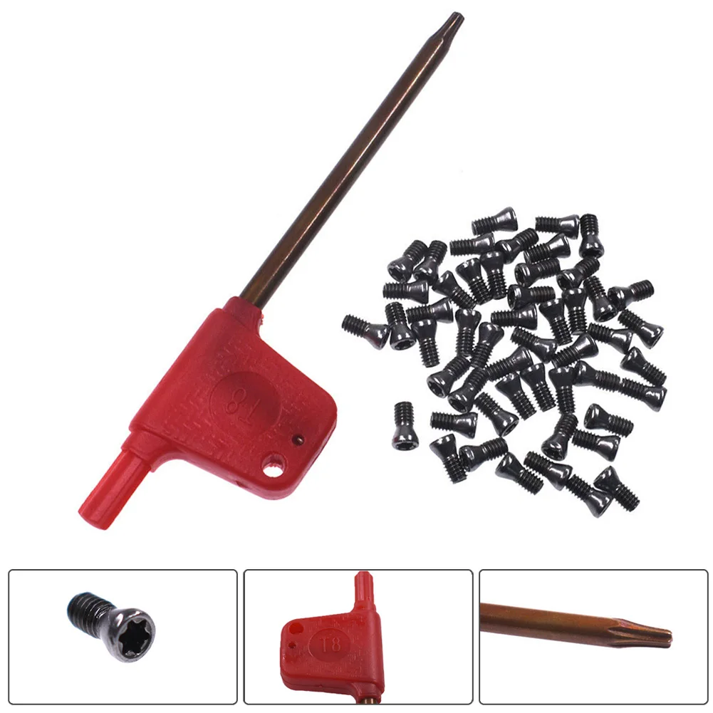 

50pcs M2.5*6mm Insert Torx Screw For Carbide Inserts Lathe Tool & Screwdriver Hexagon Screws For Screwdrivers Toolholding Tools