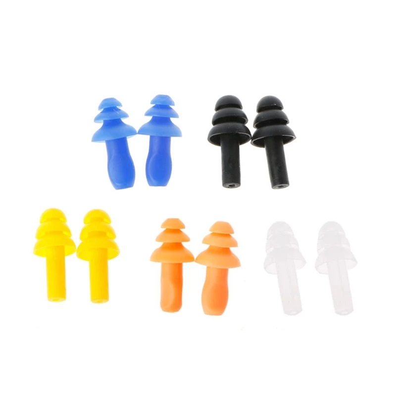 

10 шт., силиконовые затычки для ушей с шумоподавлением