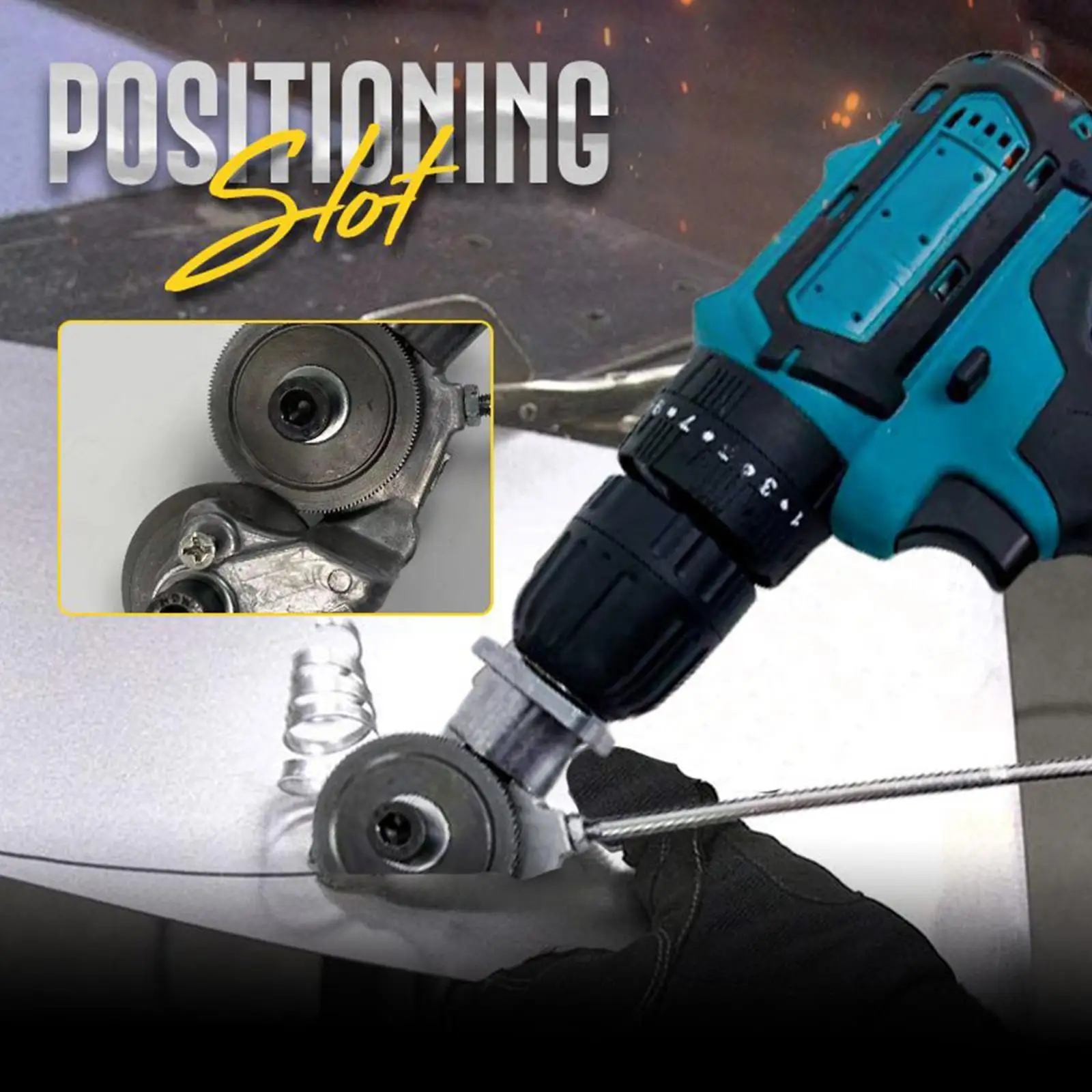 

Electric Drill Metal Plate Cutter Metal Sheet Cutter Tool Free Cutting Tool High Speed Rotor Electric Metal Nibbler For Metal