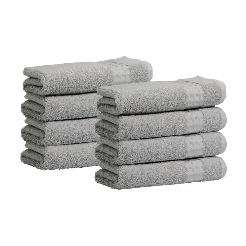 

- Ela Hand Towels - 8 Piece Hand Towels, long staple Turkish towel - Quick Dry, Soft, Absorbent