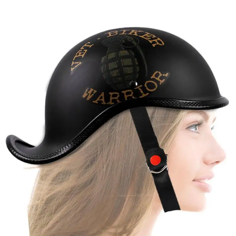 

Motorcycle Open Face Helmets Sweatproof Baseball Hard Hat Hard Summer Retro Safe Bicycle Motorcycle Caps For ATV Adults Teens